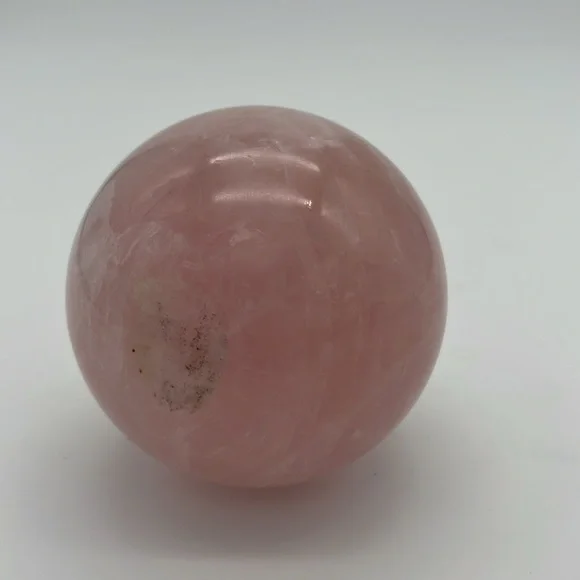 Rose Quartz Pink Sphere - ~ 2.25 lbs - Picture 2 of 10